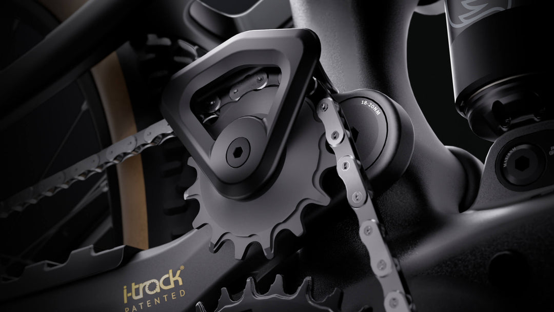 i track suspension system on velduro rogue
