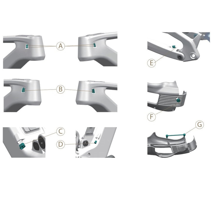 ROGUE FRAME PLUG SET